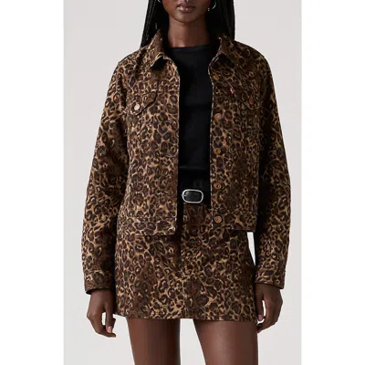 Levi's Original Lightweight Trucker Jacket In Animal Print