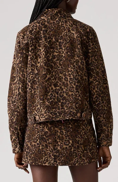 Levi's Original Lightweight Trucker Jacket In Animal Print