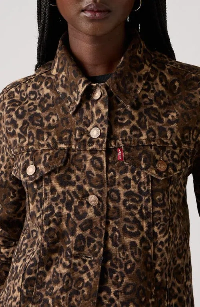 Levi's Original Lightweight Trucker Jacket In Animal Print
