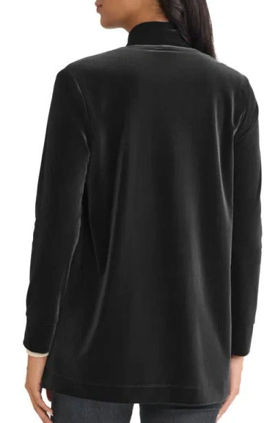 Jones New York Open Front Cardigan In Black