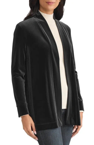 Jones New York Open Front Cardigan In Black