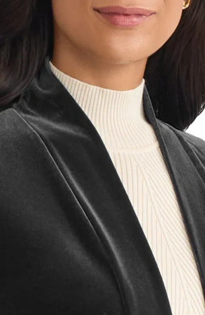 Jones New York Open Front Cardigan In Black