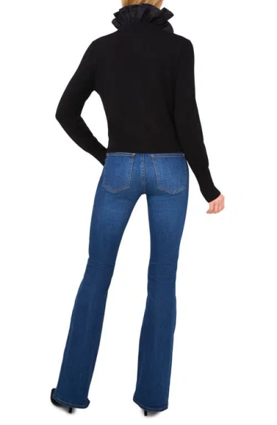 Ted Baker Mixed Media Sweater In Black