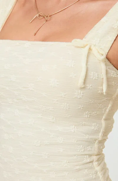 Princess Polly Bradie Embroidered Sleeveless Minidress In White