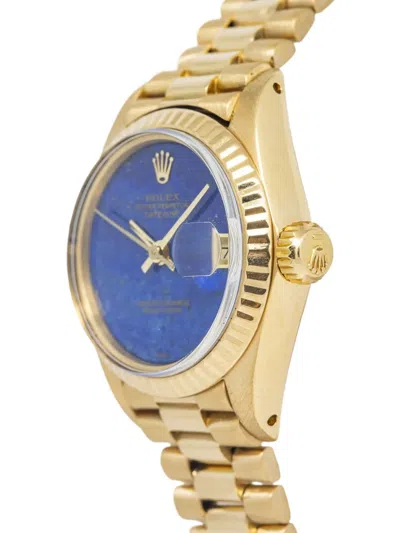 Pre-owned Rolex Datejust 26mm In Blue