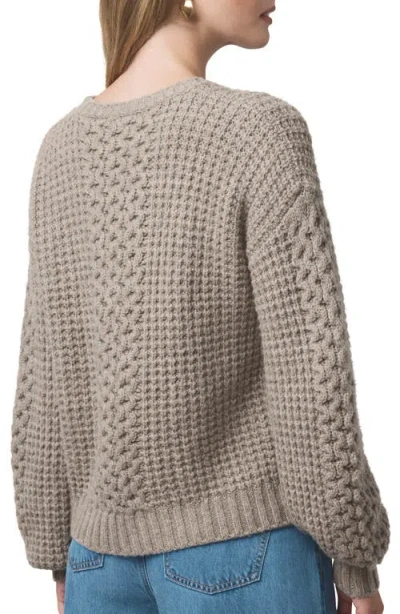 Splendid Celeste Cable Stitch Sweater In Brown