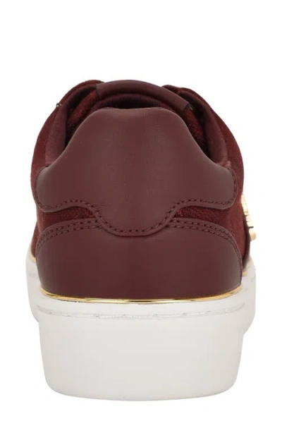 Guess Women's Britz Low Profile Lace-up Sneakers In Brown