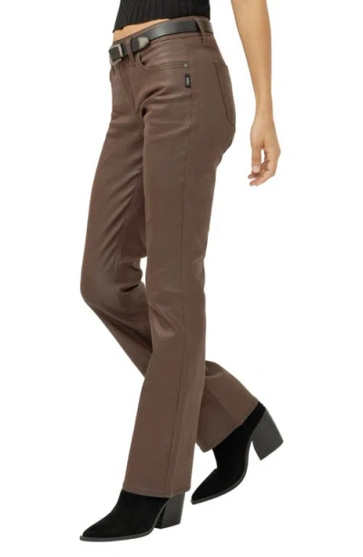 Silver Jeans Co. Women's Suki Mid Rise Curvy Fit Slim Bootcut Jeans In Brown