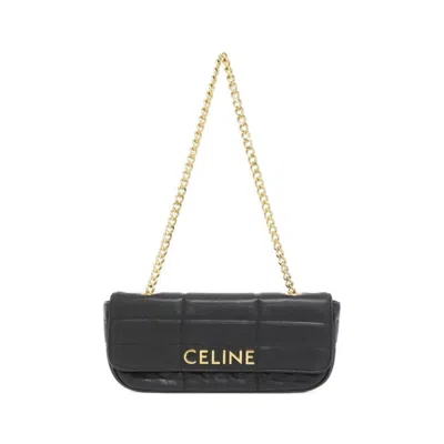 Pre-owned Celine Black Leather Shoulder Bag ()
