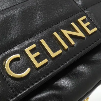 Pre-owned Celine Black Leather Shoulder Bag ()