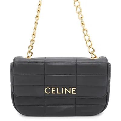 Pre-owned Celine Black Leather Shoulder Bag ()