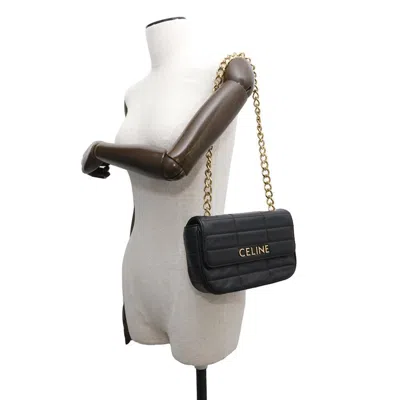 Pre-owned Celine Black Leather Shoulder Bag ()