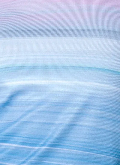 Lucky In Love Linen Vision Tank In Blue