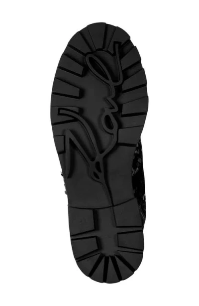 Karl Lagerfeld Women's Marlee Sequin Combat Boots In Black