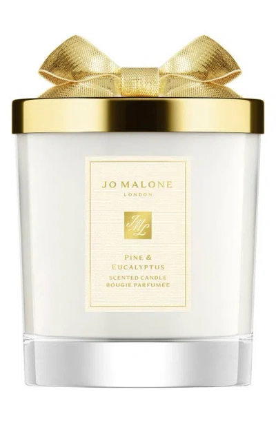 Jo Malone London Pine And Eucalyptus Scented Candle In Gold