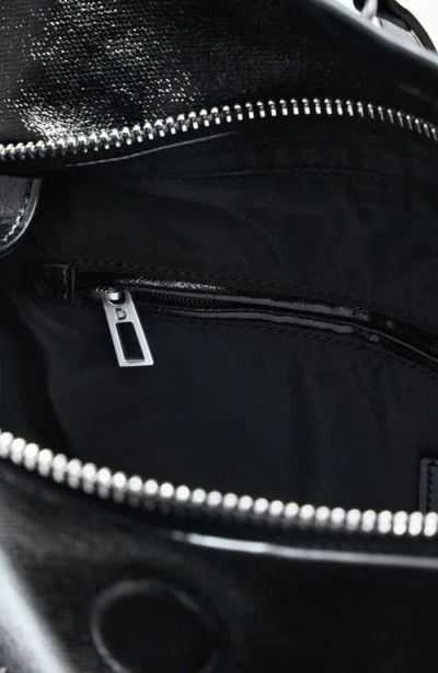 Desigual Medium Convertible Check Backpack In Black