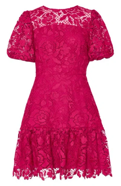 Milly Yasmin Rose Mosaic Mini Dress In Pink