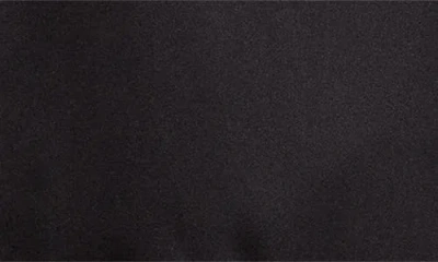 Endless Joy Spiderweb Silk Satin Button-up Shirt In Black