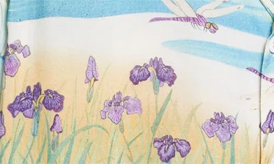 Endless Joy Iris Camp Shirt In Multi