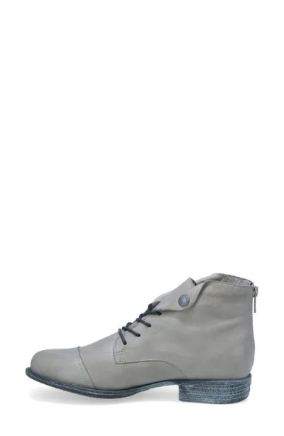 Miz Mooz Lennox Lace-up Bootie In Gray