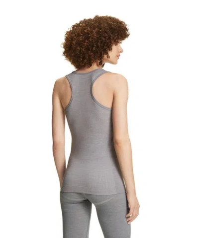 Falke Wool Tech Racerback Base Layer Top In Gray