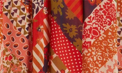 Love The Label Meredith Smocked Top In Red