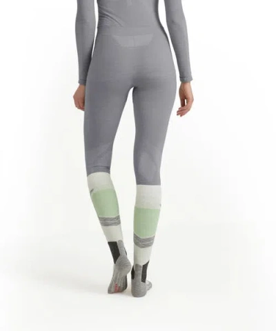 Falke Wool Tech Long Base Layer Bottom In Gray