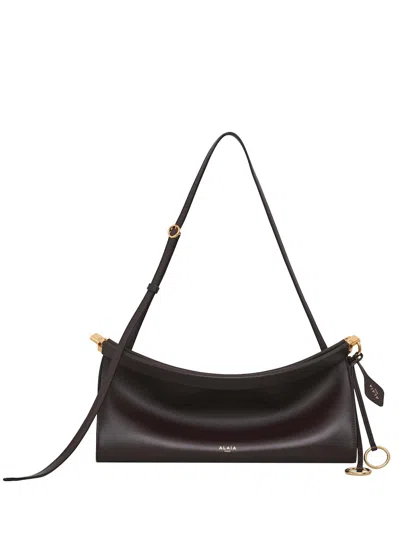 Alaïa Alaia Goatleather Shoulder Bag In Black
