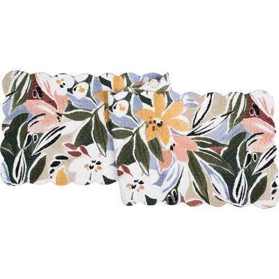 C & F Home C&f Home Joelle Cotton Table Runner 14" X 51" In Multi