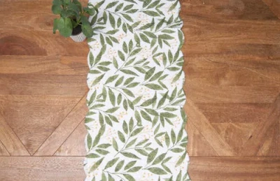 C & F Home C&f Home Joelle Cotton Table Runner 14" X 51" In Multi