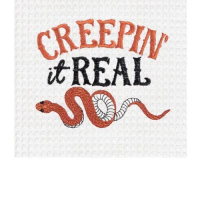 C & F Home C&f Home Creepin' It Real Snake Towel In Multi