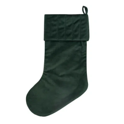C & F Home C&f Home Emerald Swirl Stocking In Green
