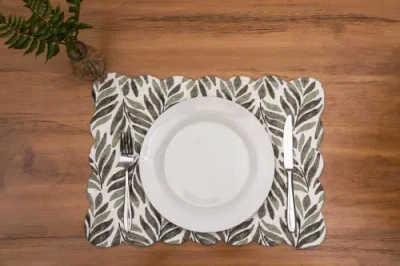 C & F Home C&f Home Blair Placemats Set Of 6 In Gray