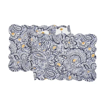 C & F Home C&f Home Serena Table Runner 14" X 51" In Blue