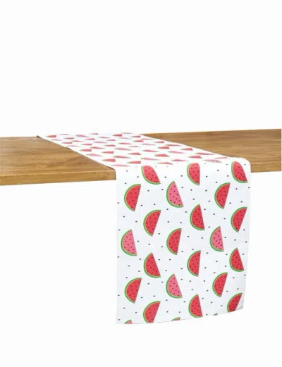 C & F Home C&f Home Watermelon Whimsy Table Runner 14" X 72" In Multi