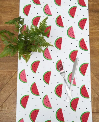 C & F Home C&f Home Watermelon Whimsy Table Runner 14" X 72" In Multi