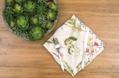 C & F Home C&f Home Genevieve Napkin Set Of 6 In Multi