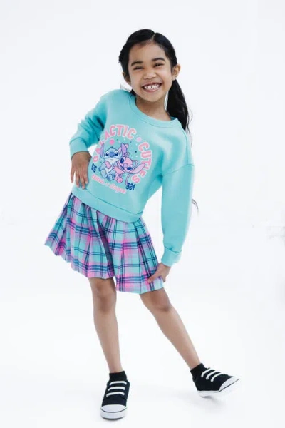 Disney Long Sleeve Plaid Dress