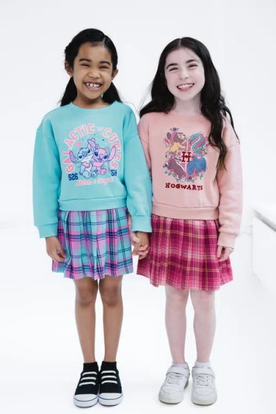 Disney Long Sleeve Plaid Dress