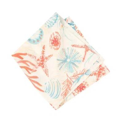 C & F Home C&f Home Shelly Shores Napkin, Set Of 6 In Multi