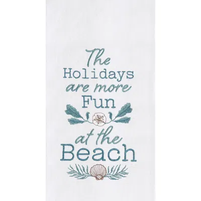 C & F Home C&f Home Holidays Are More Fun Towel In Multi