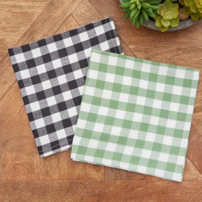 C & F Home C&f Home Ashford Black Napkin Set Of 6 In Black