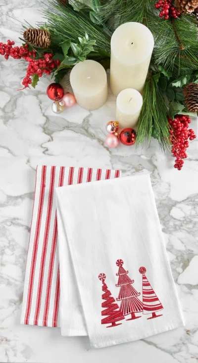 C & F Home C&f Home Peppermint Forest Towel In Multi
