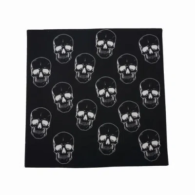 C & F Home C&f Home Skully Napkin Set Of 6 In Black
