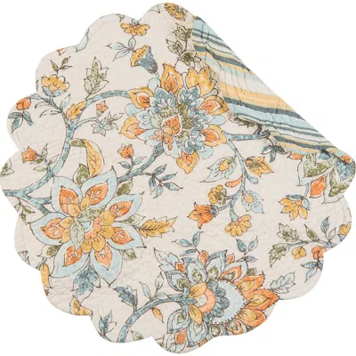 C & F Home C&f Home Ainsley Round Placemats Set Of 6, 17" In Multi