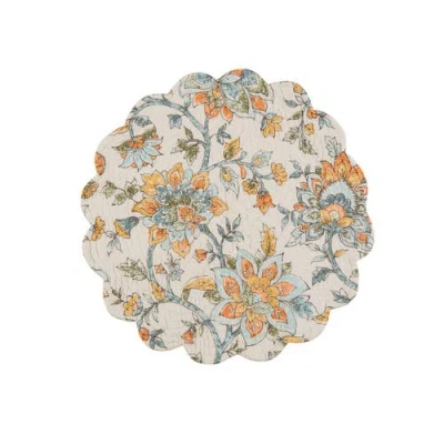 C & F Home C&f Home Ainsley Round Placemats Set Of 6, 17" In Multi