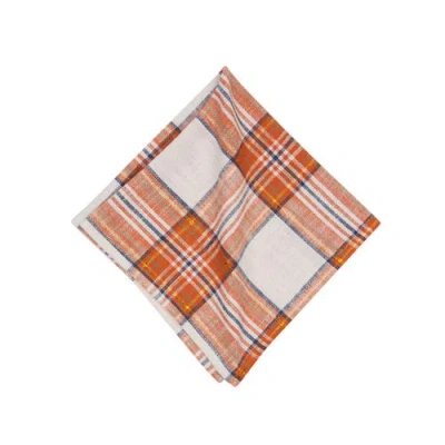 C & F Home C&f Home Gibson Plaid Napkins Set Of 6 In Red