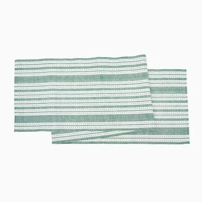 C & F Home C&f Home Warner Emerald Table Runner In Green