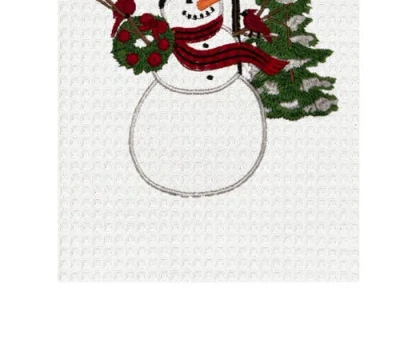 C & F Home C&f Home Snowman & Cardinals Towel In Multi