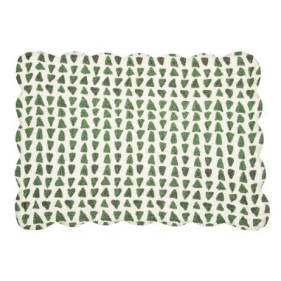 C & F Home C&f Home Parson Placemats Set Of 6 All Seasons Summer Spring Botanical, 13" X 19" In Green